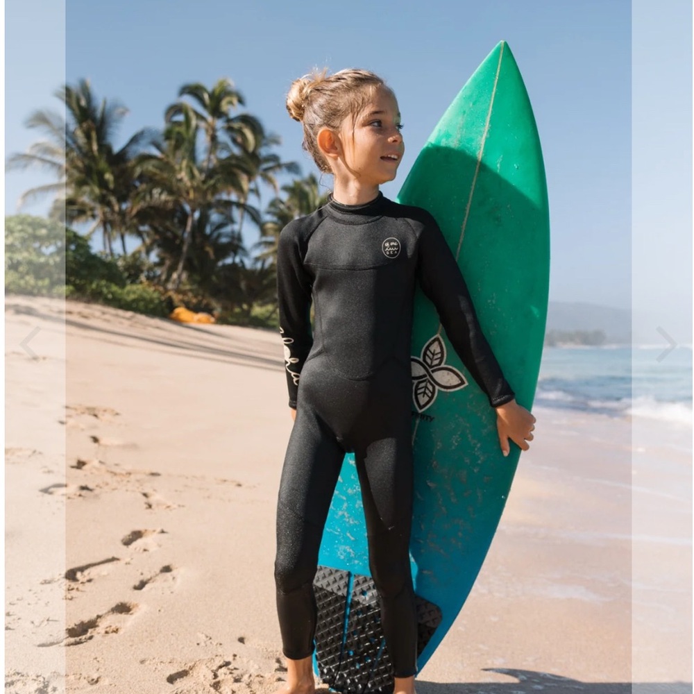 Sold Out “Natural Neoprene” Kids Black Wetsuit